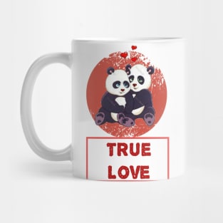 True love panda Mug